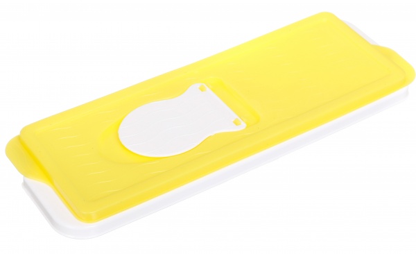 Форма для льда с крышкой и клапаном белый с желтым