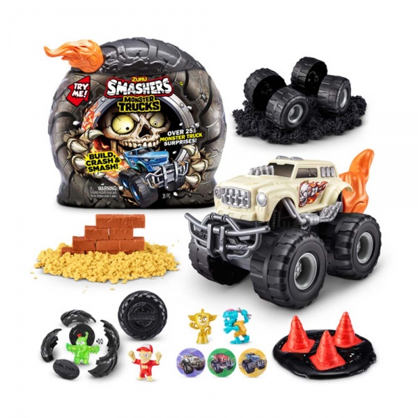 Машинка Smashers Monster Wheels (Скалл Трек) 74103B 
