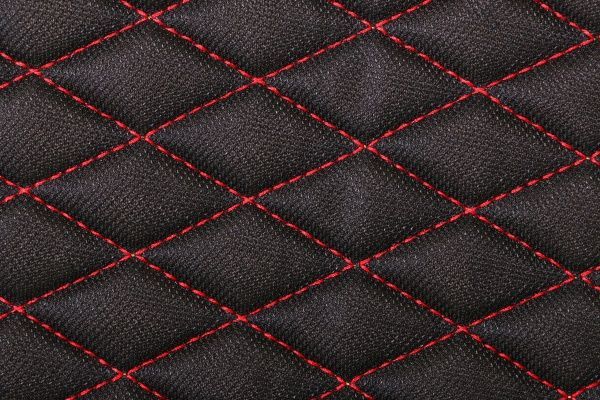 Накидка на сидіння Carfashion Palermo Plus 21763 4 шт. чорний із червоним