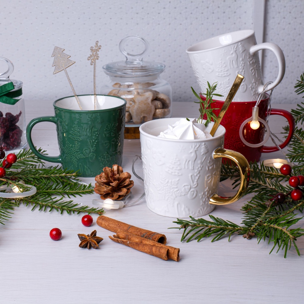 Чашка Ambition Frosty 380 мл зеленая