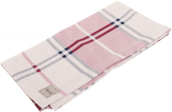 Рушник Шарлота клітинка 44x65 см La Nuit бежево-червоний 