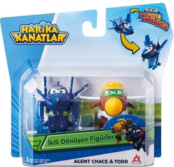 Игрушка-трансформер Super Wings Todd&Agent Chace EU720030B