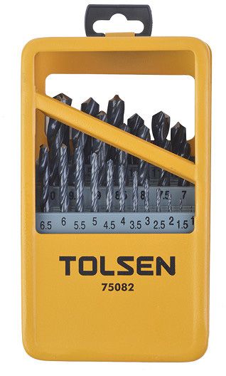 Набор сверл по металлу Tolsen 1-13 мм 25 шт. 75082