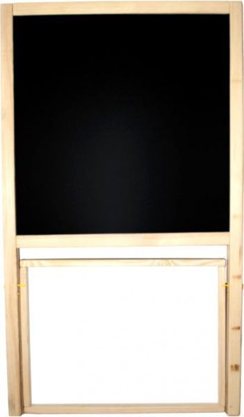 Мольберт двосторонній Зірка Великий з поличкою 600х600 мм