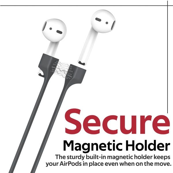 Чехол для наушников Promate PodKit для Apple AirPods black (podkit.black) 