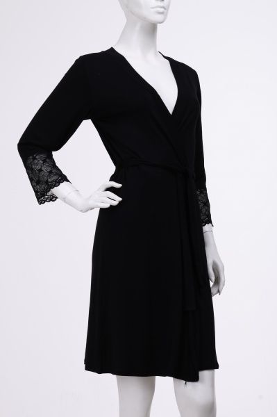 Халат Roksana Lady 274/60005 р. XL черный 