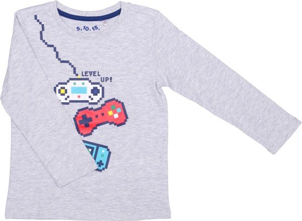 Футболка 5.10.15. 1H3905 р.98 сірий меланж 