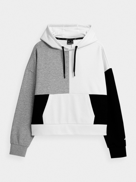 Джемпер 4F H4Z21-BLD022-10S р. S біло-сірий