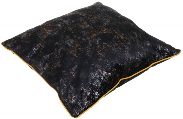 Подушка декоративная велюр 45x45 см черный La Nuit 