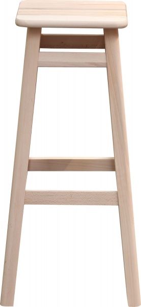 Табурет барный без покриття коричневый 