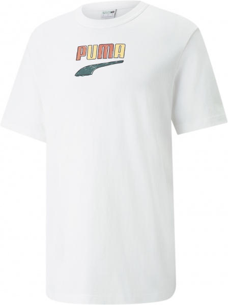 Футболка Puma Downtown Logo Tee 53367202 р.L білий