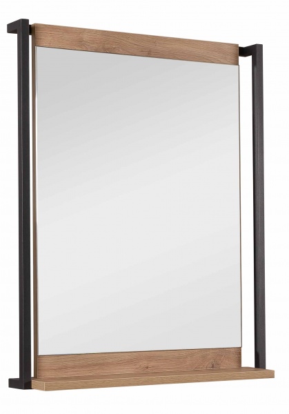 Дзеркало з поличкою Aqua Rodos Loft-Scandi 65 см АР000049526 