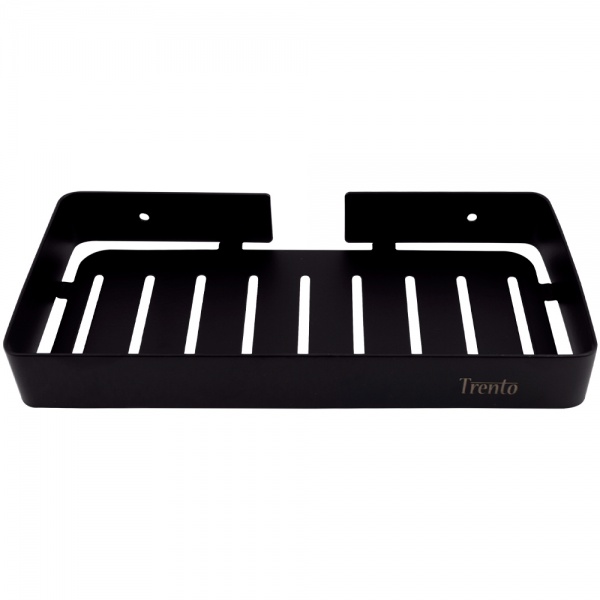 Полка Trento одинарная черная матовая (60982) 