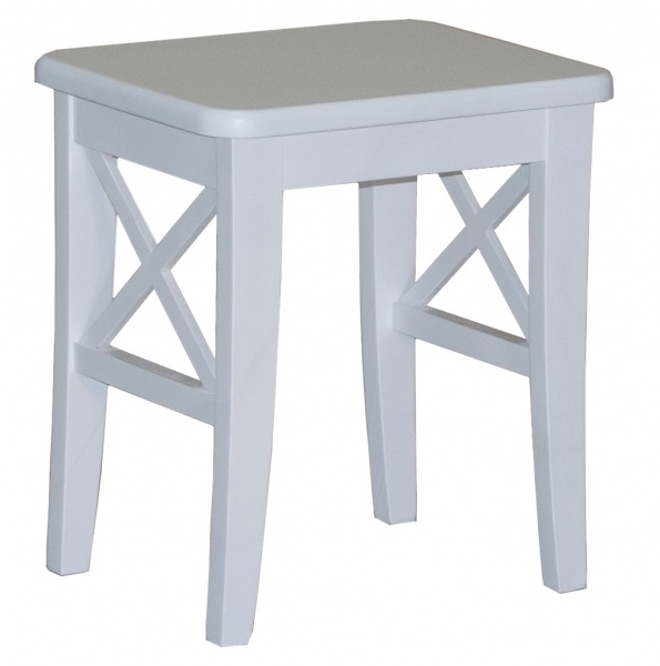 Табурет деревянный РПМК Торино 440x400x320 мм белый 