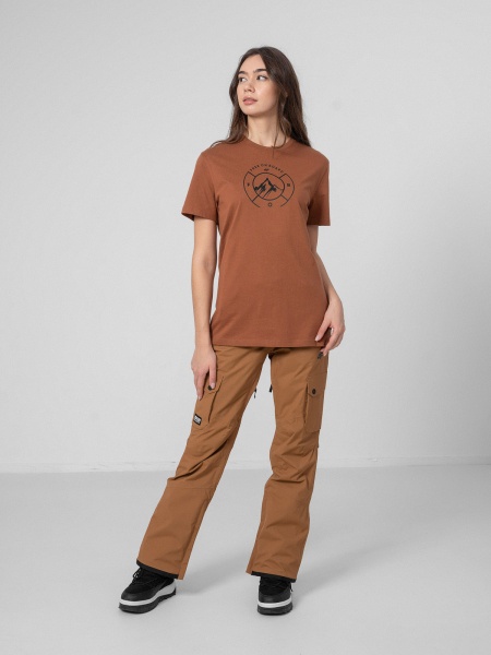 Штани 4F WOSNOWBOARD TROUSERS SPDS001 H4Z22-SPDS001-81S р. XL коричневий