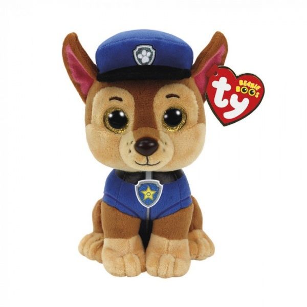 Мягкая игрушка TY Paw Patrol Немецкая овчарка Гонщик (большой) 15 см