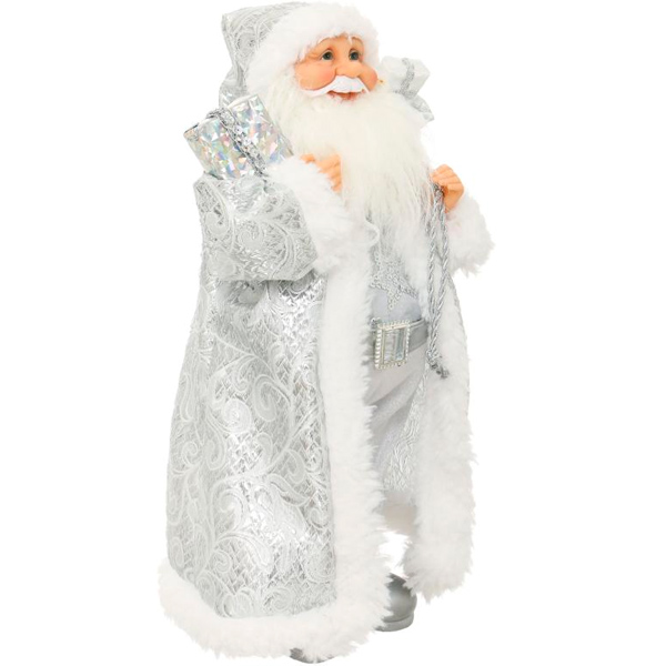 Фигура Дед Мороз ST18-71134 46 см серебряный
