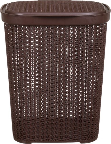 Корзина для белья FLOsoft 50 л темно коричневый