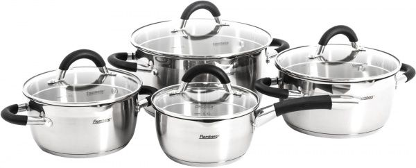 Набор кастрюль Adagio 8 предметов Flamberg