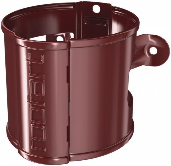 Хомут труби ROOFART 87 мм червоний 