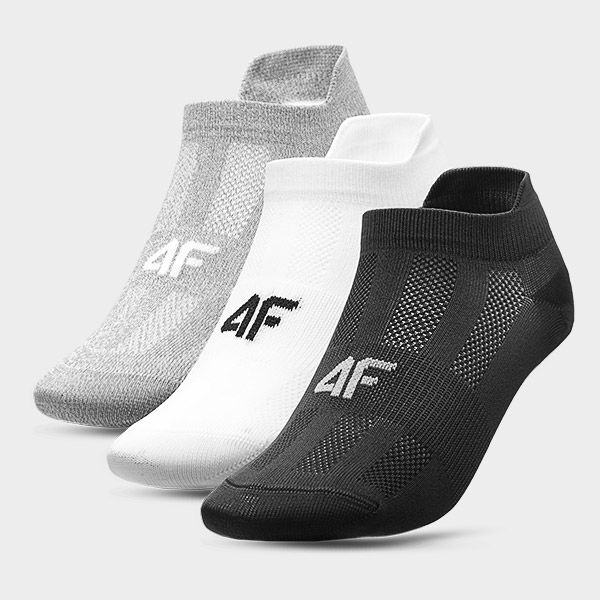 Шкарпетки 4F NOSD4-SOD213-27M+10S+20S сірий р.35-38
