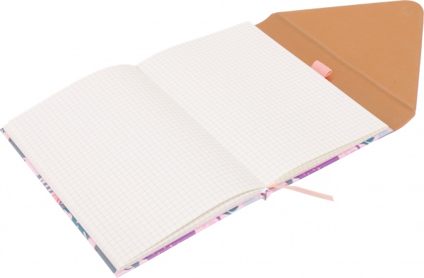 Книга для записей Pink tropics с магнитной застежкой А5