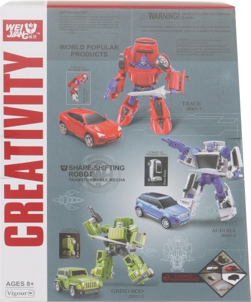 Робот-трансформер Yu Tung Limited J8001-2