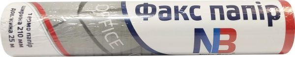 Бумага для факса 210/12 термо 25 метров Nota Bene