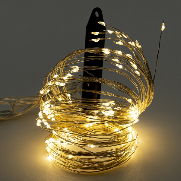 Декоративная гирлянда Altalusse (INL-2107U-200 Warm) встроенный светодиод (LED) 200 ламп 2 м 