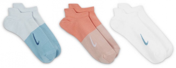 Шкарпетки Nike W NK EVERYDAY PLUS LTWT NS 3PR CV2964-914 р.S білий