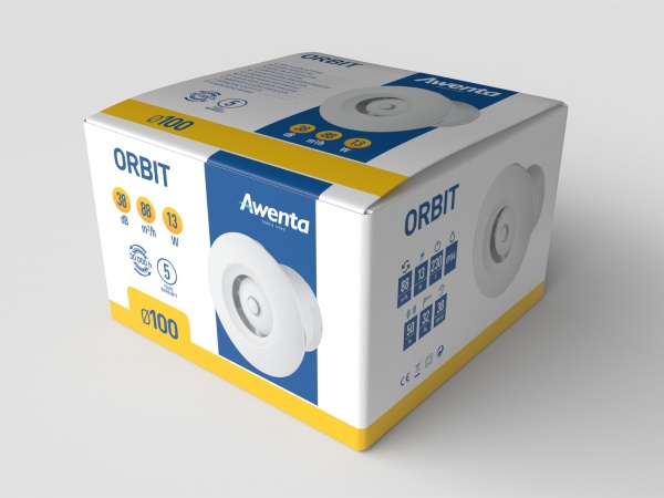 Вытяжной вентилятор Awenta Орбит ВХО 100-WXO100 WXO100