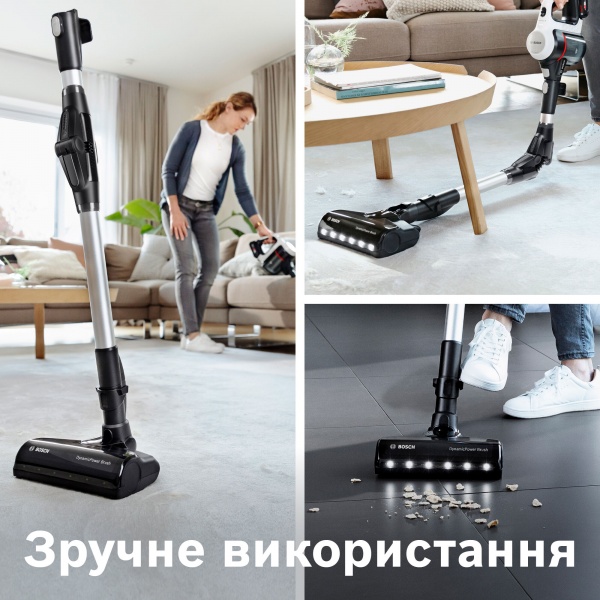 Пылесос аккумуляторный Bosch Unlimited 7 BBS711W white 