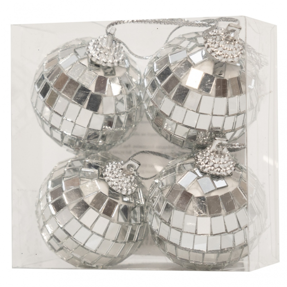 Набор елочных шаров 892487 d 40 мм 4 шт./уп.