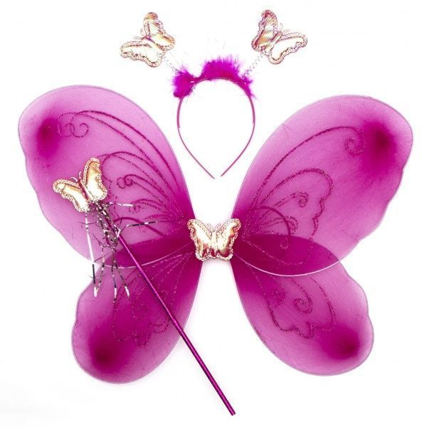 Набір карнавальний Бабочка фуксія 517274 