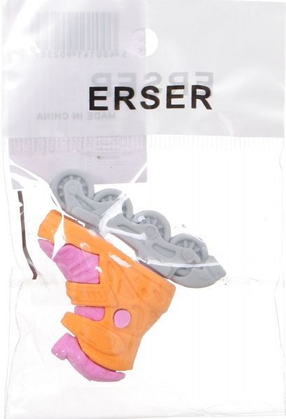 Ластик Ролики оранжевый