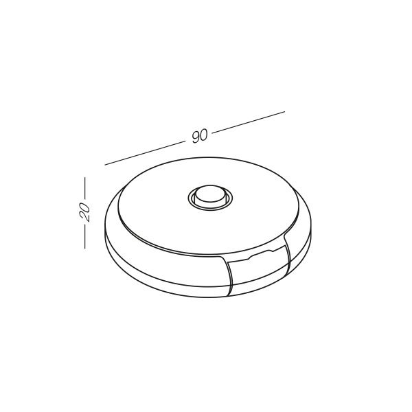 Органайзер для таблеток MVM PC-05 GREEN на 7 дней (таблетница) 10x90x90 мм