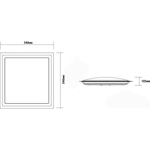 Світильник світлодіодний Hopfen Arion 60S-RGB 60W з пультом ДУ