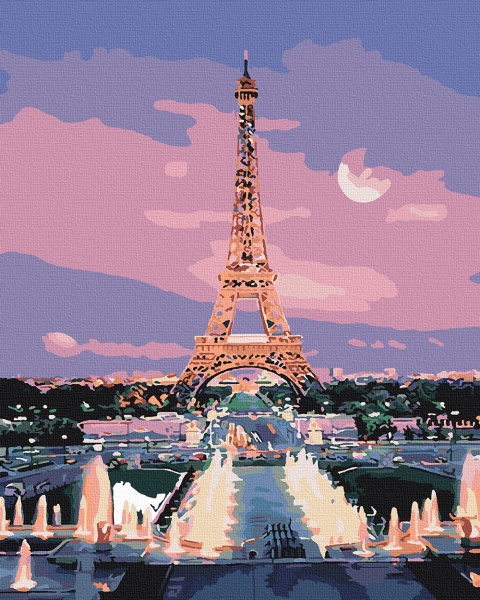 Картина по номерам Огни Парижа 11200-AC 40х50 см ArtCraft 