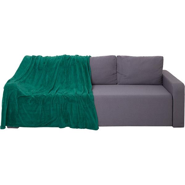 Плед микрофибра Underprice зеленые луга 160x200 см