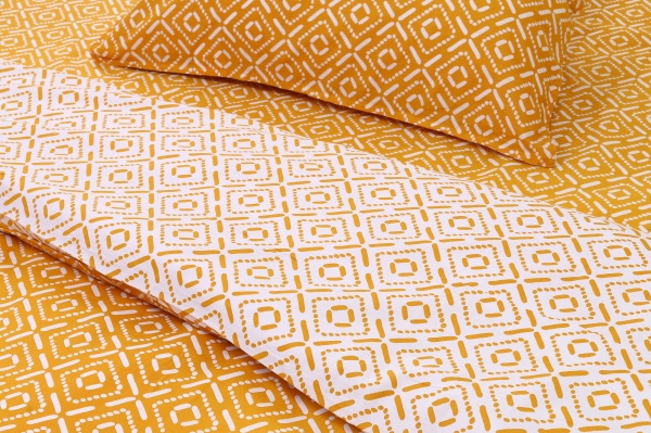 Комплект постельного белья Evron полуторный коричневый Today (без простыни)