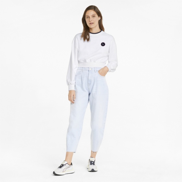 Свитшот Puma SWxP Crew TR 53356202 р. L белый