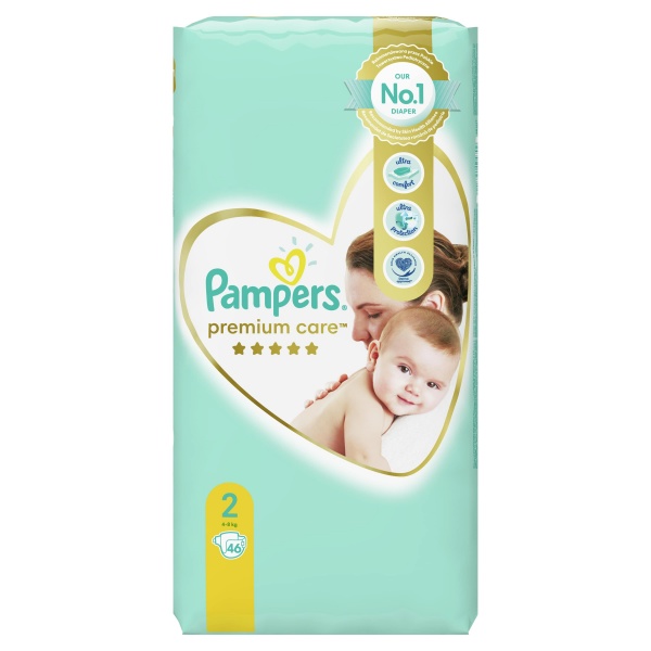 Подгузники Pampers Premium Care Размер 2 (4-8 кг)