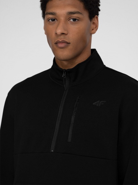 Джемпер 4F SWEATSHIRT M684 4FAW23TSWSM684-20S р.S чорний