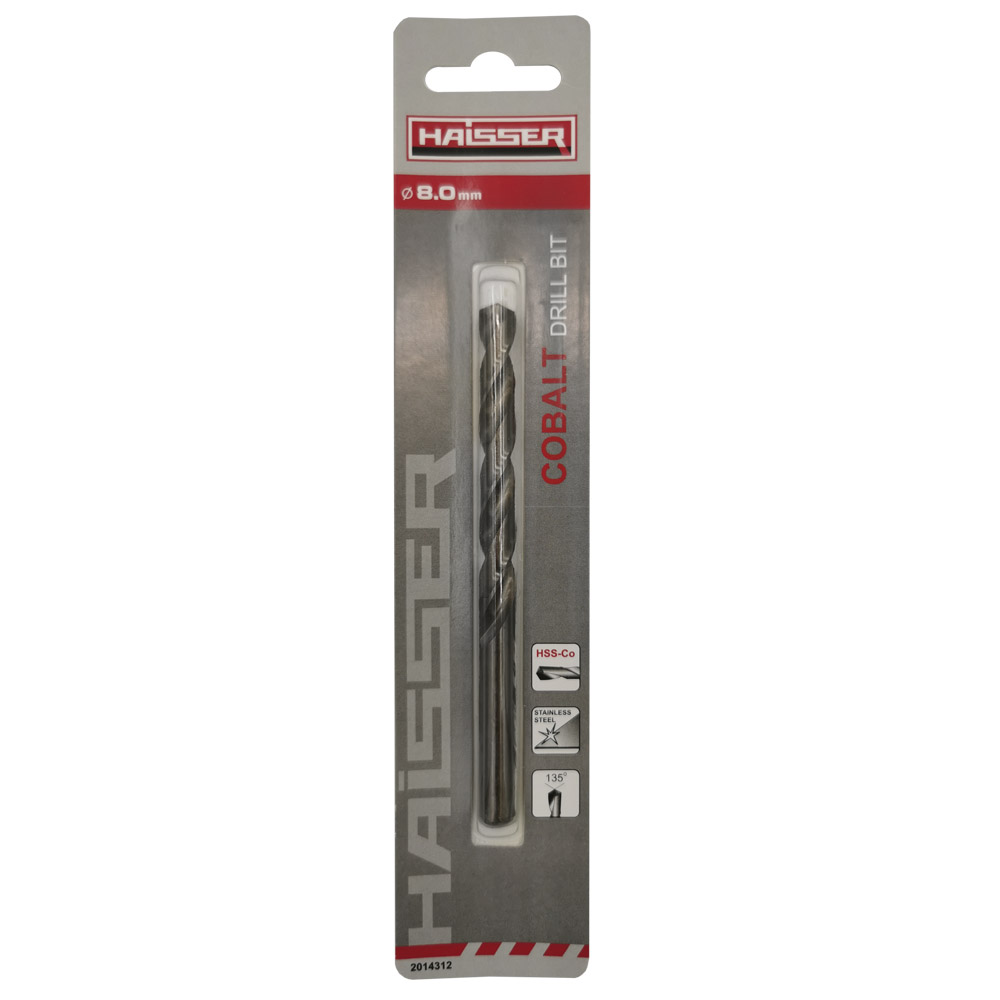 Свердло по металу Haisser Industrial 8.0х75х117мм (2014312) 1 шт. 115872