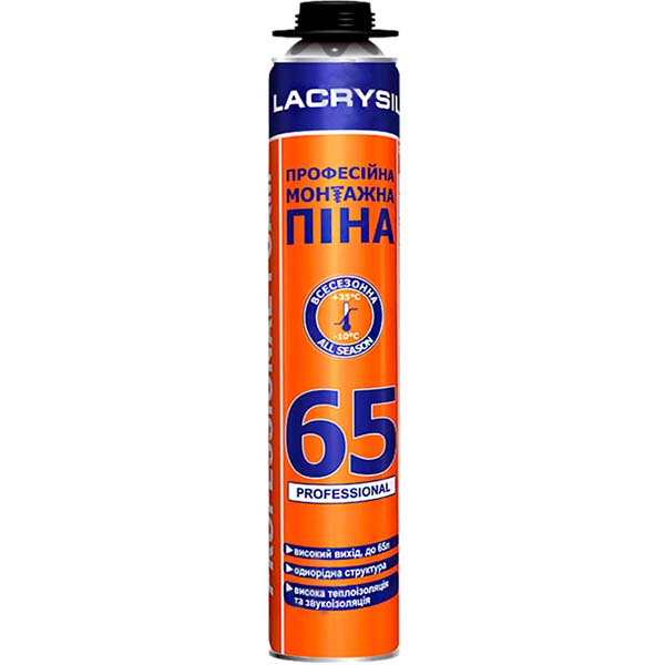 Пена монтажная Lacrysil профессиональная 800 мл