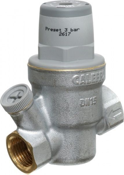 Редуктор зниження тиску Caleffi для гарячої води з отвором для манометра 533441H 