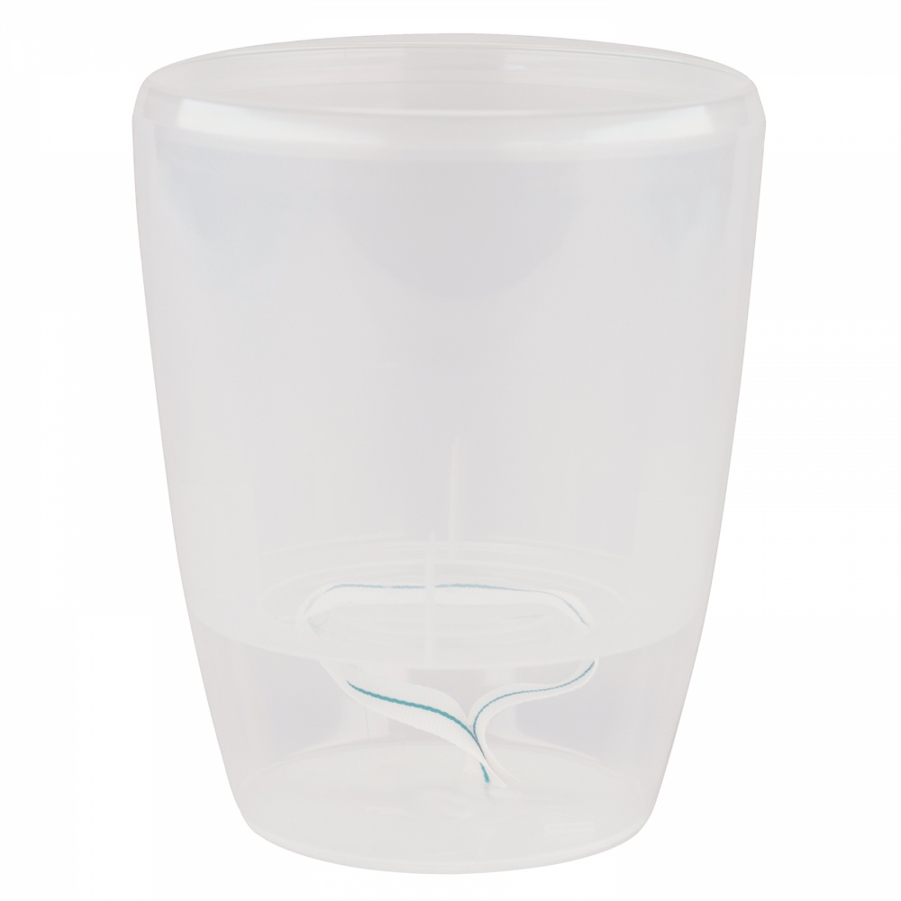 Вазон пластик Orchidea Twin круглый прозрачный 1,3 л Santino (2008695)