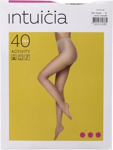 Колготки Інтуїція Activity 40 den Vizone р. 3 тілесний 1 шт. 