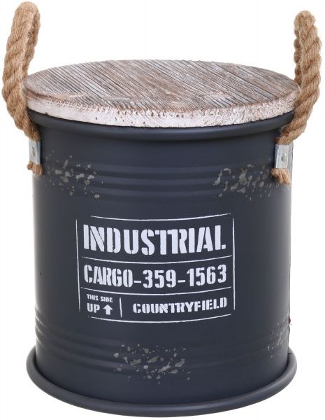 Бочка для хранения Cargo 25х26,5 см серая 