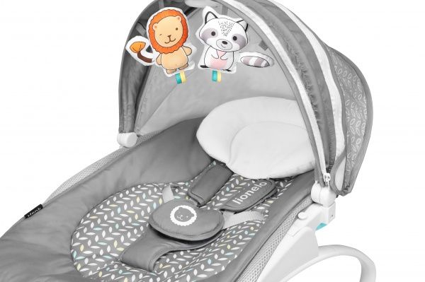 Крісло-гойдалка Lionelo Henk grey scandi LO.HN01